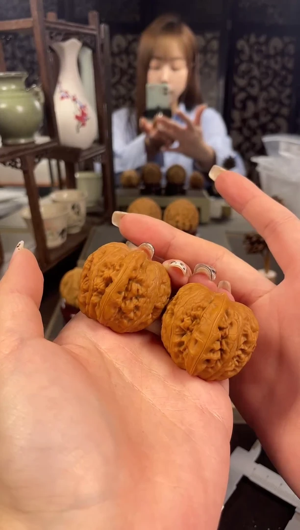 【闪购商品】文玩核桃把件平谷元宝40尺-12