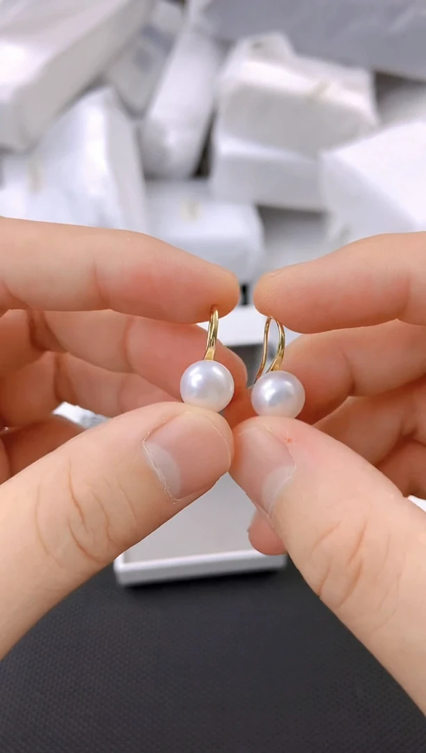 未镶嵌耳饰淡水珍珠ed1032