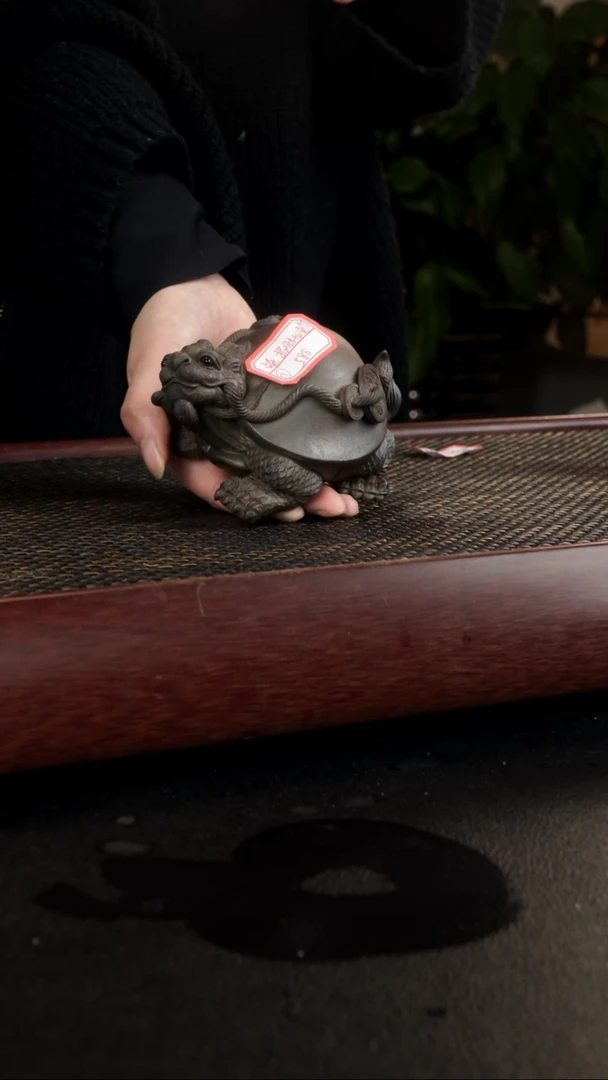 【闪购商品】紫砂茶宠微瑕招财龙龟