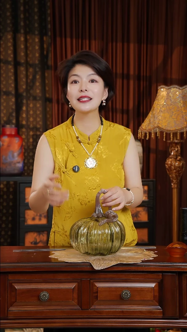 手工艺品琉璃晶南瓜