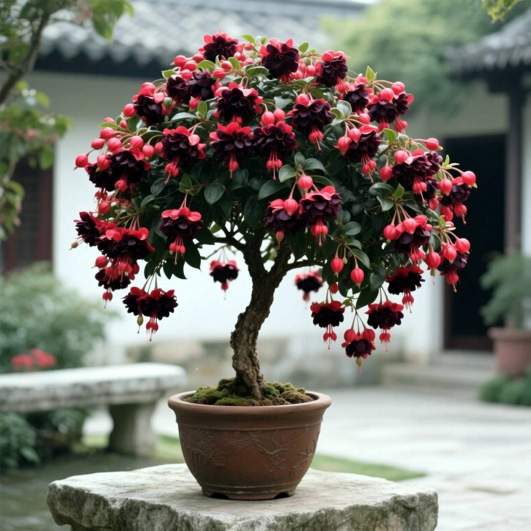 龙吐珠花苗四季花卉室外造景爬藤攀援双色麒麟花卉网红植物