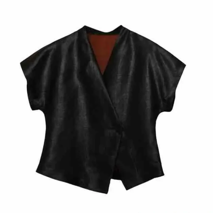 娟  新中式  风  072255  缎龟收腰小上衣