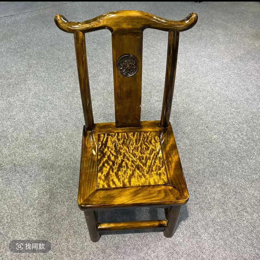 三匠红木 金丝楠木阴沉老料小背靠椅 29*29*62cm sj060