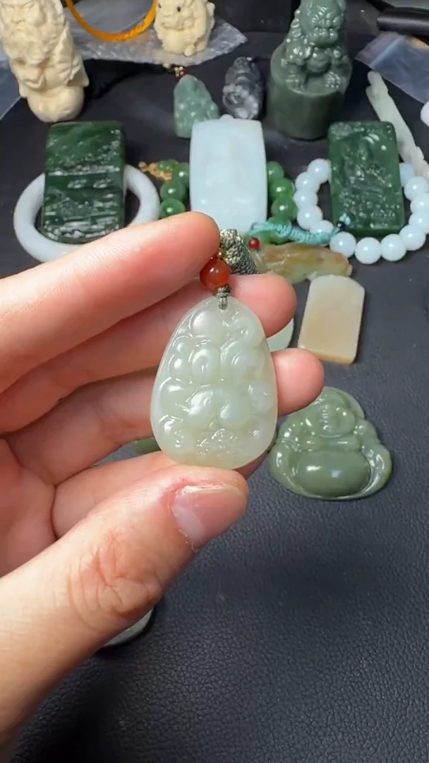 吊坠(不含链)未镶嵌和田玉035