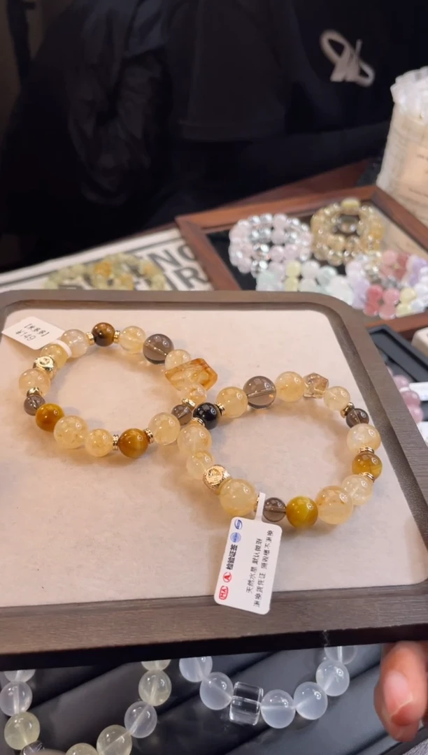 未镶嵌手链水晶米多多小金霸