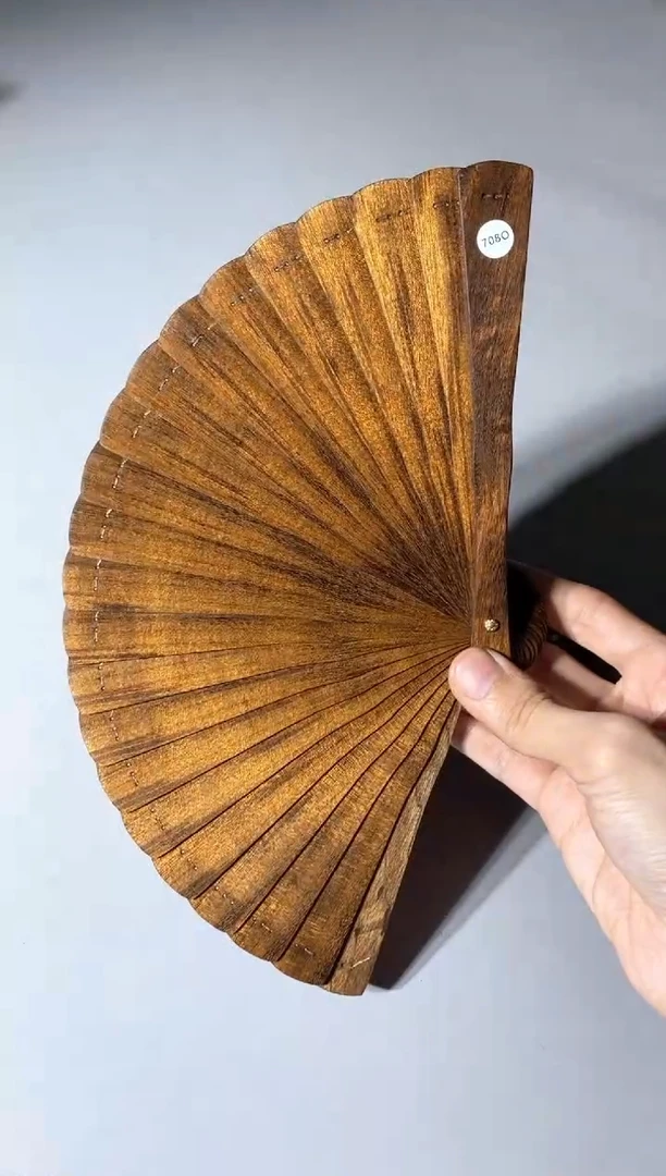 金丝楠708号16cm金丝楠木小叶桢楠扇子