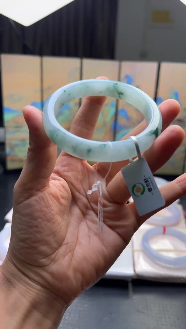 未镶嵌手镯翡翠翡翠手镯21 圈口62