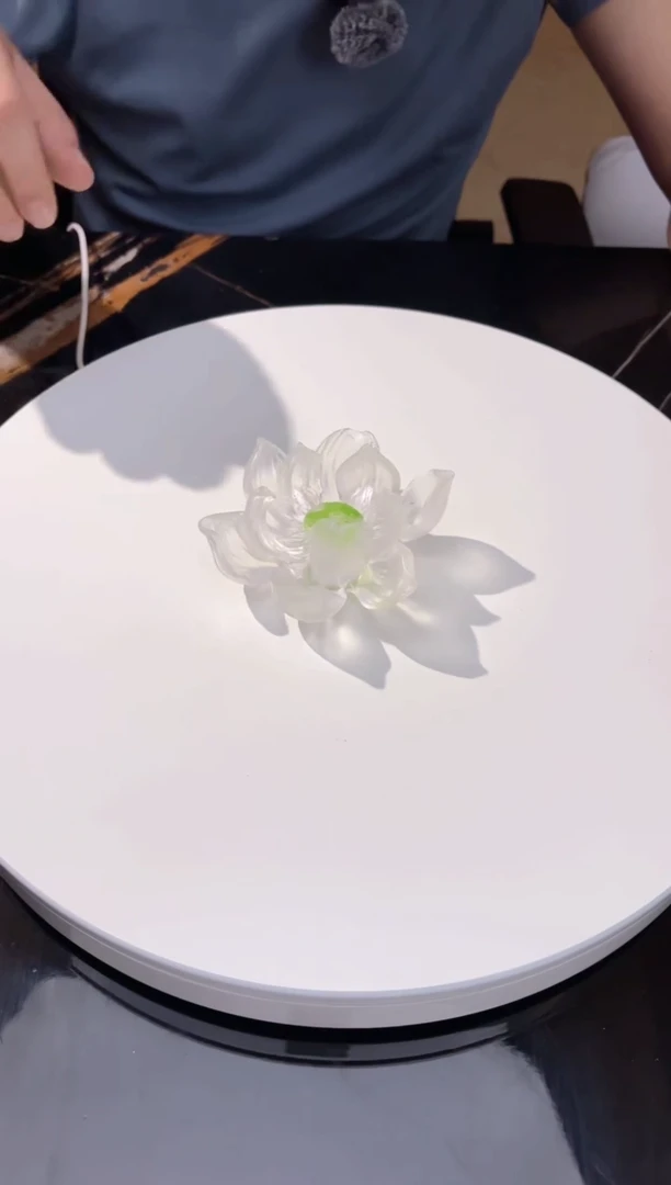 琉璃手工艺品夏荷香插艺术摆件