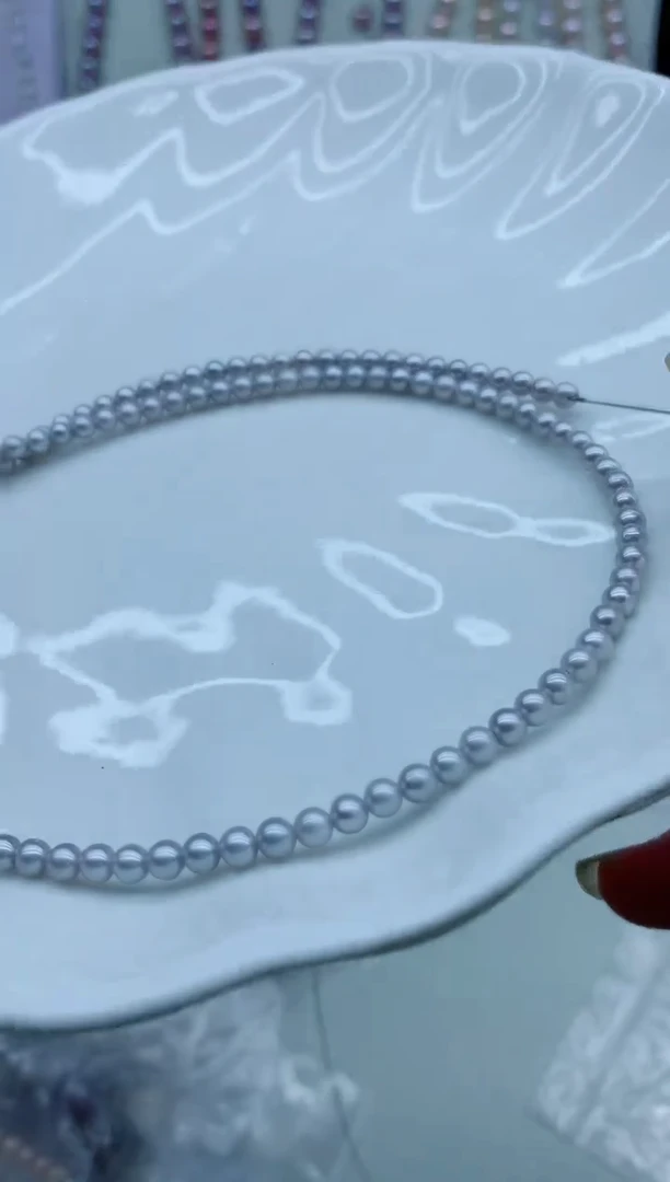 淡水珍珠未镶嵌颈饰淡水珍珠项链多样性发其一