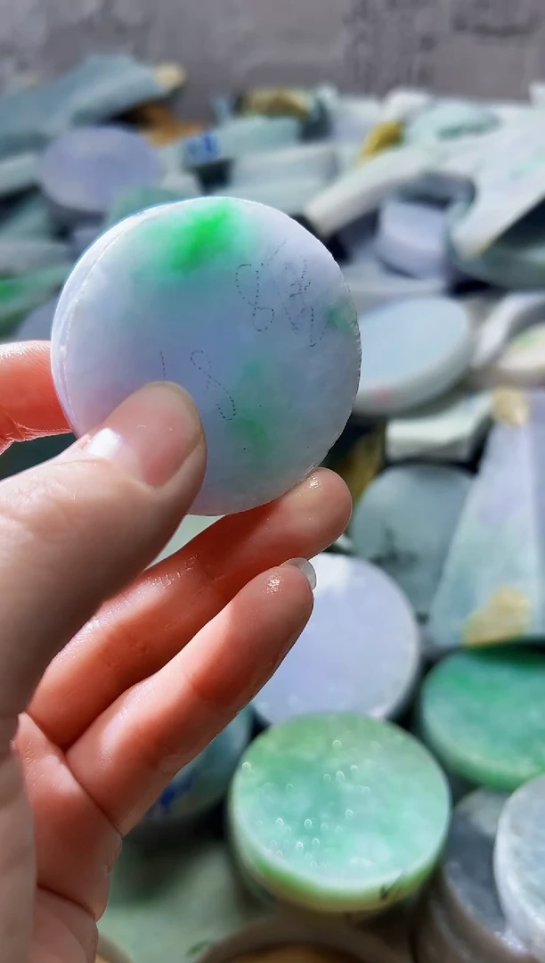 裸石翡翠天然翡翠A货玉 南 329