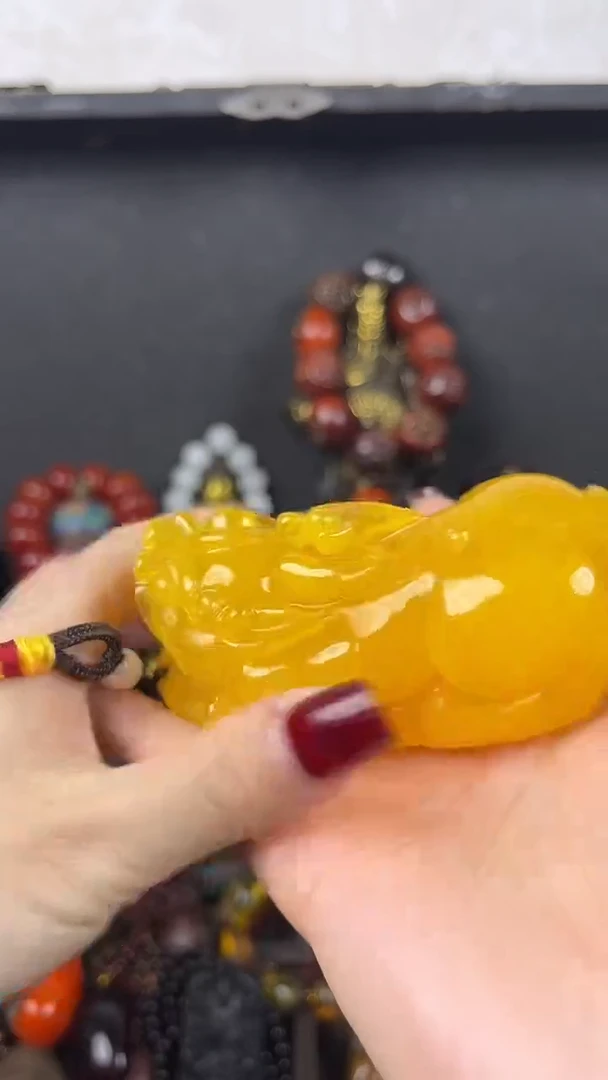 【闪购商品】蜜蜡手链未镶嵌貔貅