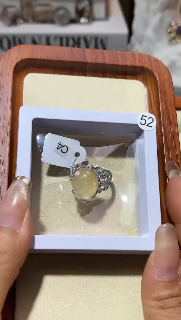 【闪购商品】水晶戒指银S925镶嵌定制