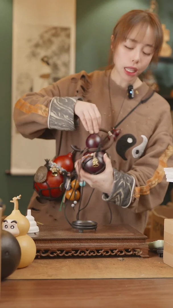 【闪购商品】397号精品天然大漆工艺防渗内胆酒葫芦~