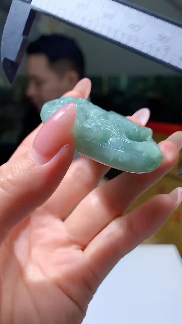 【闪购商品】定制翡翠未镶嵌5143jj-毛货挂件85