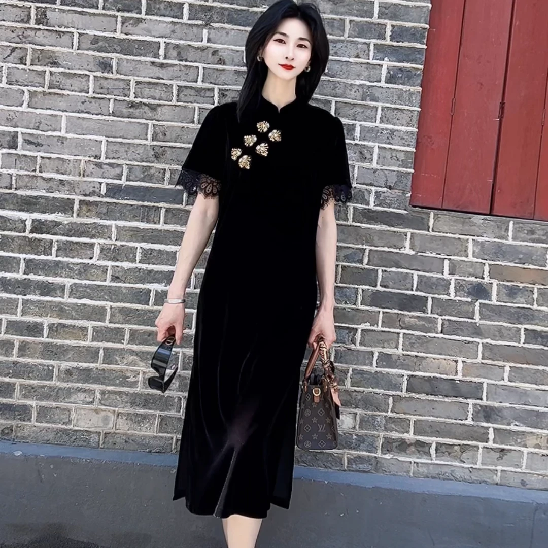 《峰姐女装》订制款旗袍裙25617【KX】