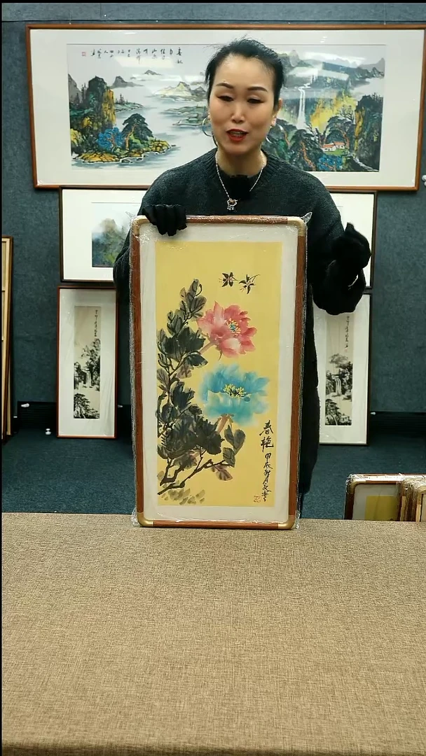 【闪购商品】国画33*66夏寒老师花鸟