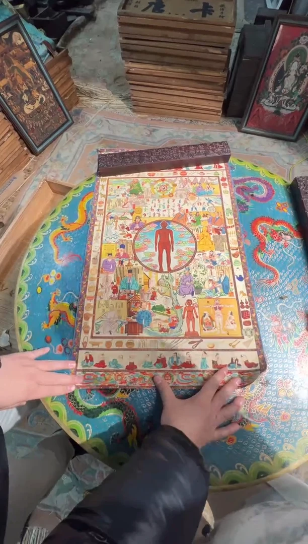 卷轴画卷轴画奥奥的唐卡