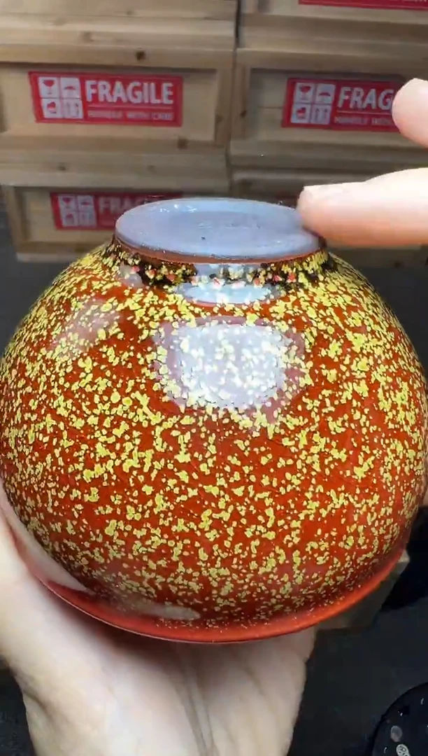 茶盏锦上花 将军 建窑建盏主人杯