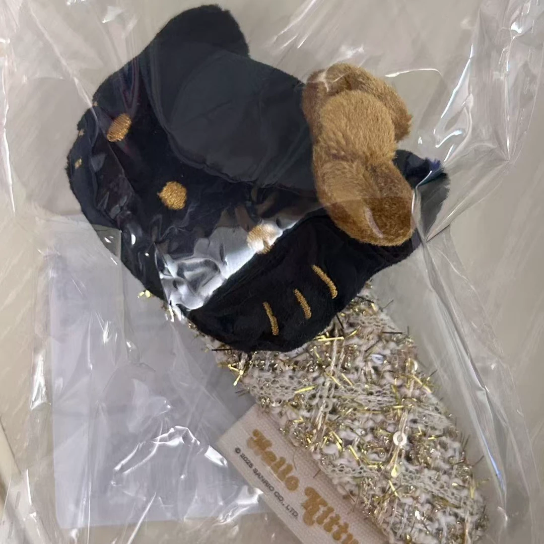 KT立体造型发夹粗花呢