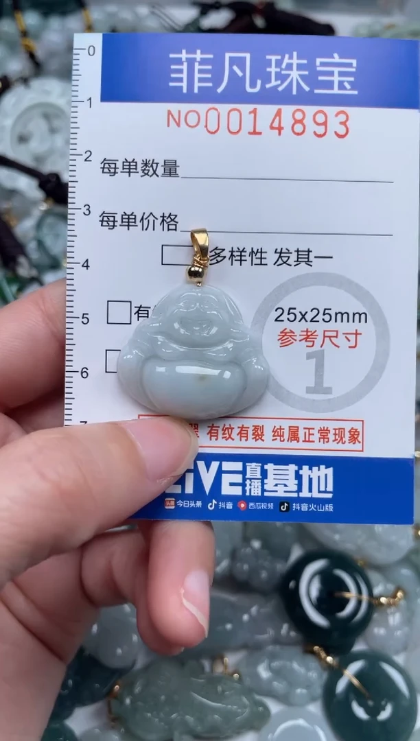 颈饰未镶嵌翡翠14893