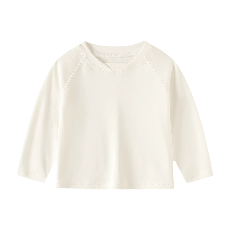 【莱赛尔插肩袖亲子T 小乐妈咪】婴儿装男女童T恤休闲宝宝打底衫E2