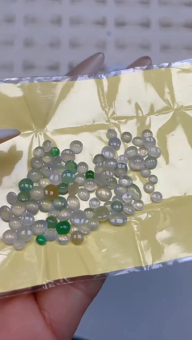 未镶嵌定制翡翠天然翡翠裸石蛋面39