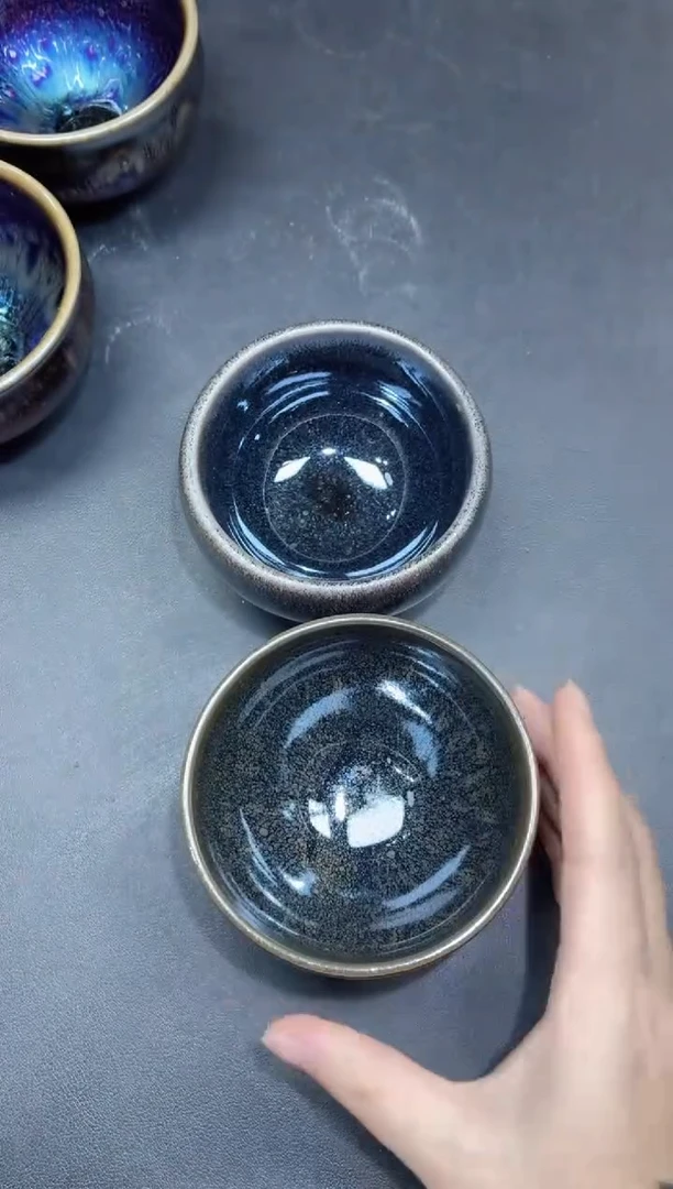 茶盏67两只微瑕