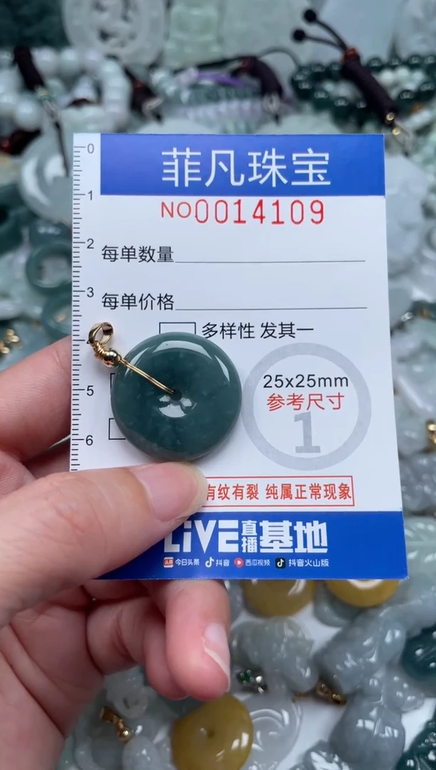 颈饰未镶嵌翡翠14109