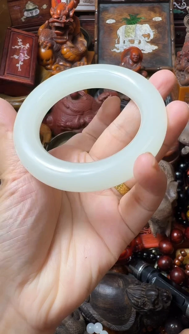 和田玉（白玉）未镶嵌挂件主播推荐：一物一拍，讲解为准！