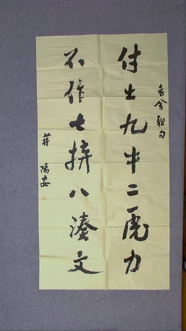书法蒋阳安 陕西西安138*69尺寸对联
