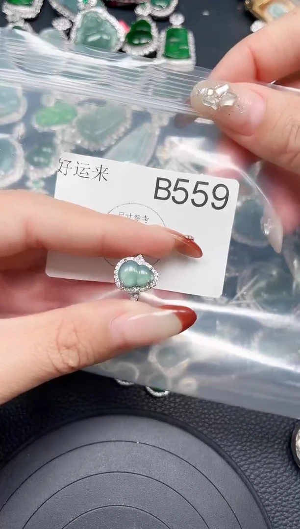 【闪购商品】翡翠颈饰未镶嵌赠皮绳559