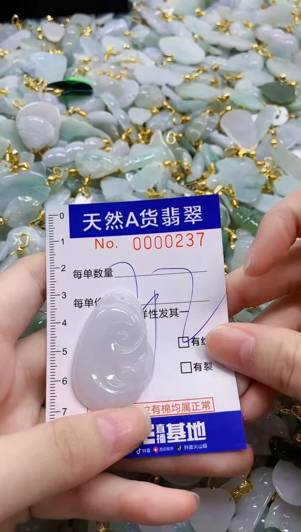 颈饰未镶嵌翡翠天然A货翡翠