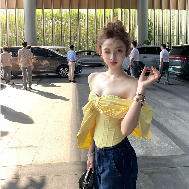 「49-99」春款气质雪纺仙女仙气法式显瘦连衣裙纯欲收腰裙