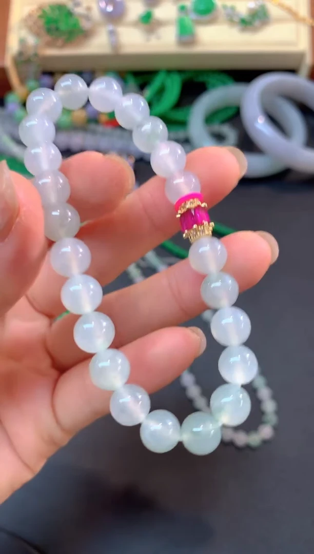 未镶嵌手串翡翠手串|2300+115