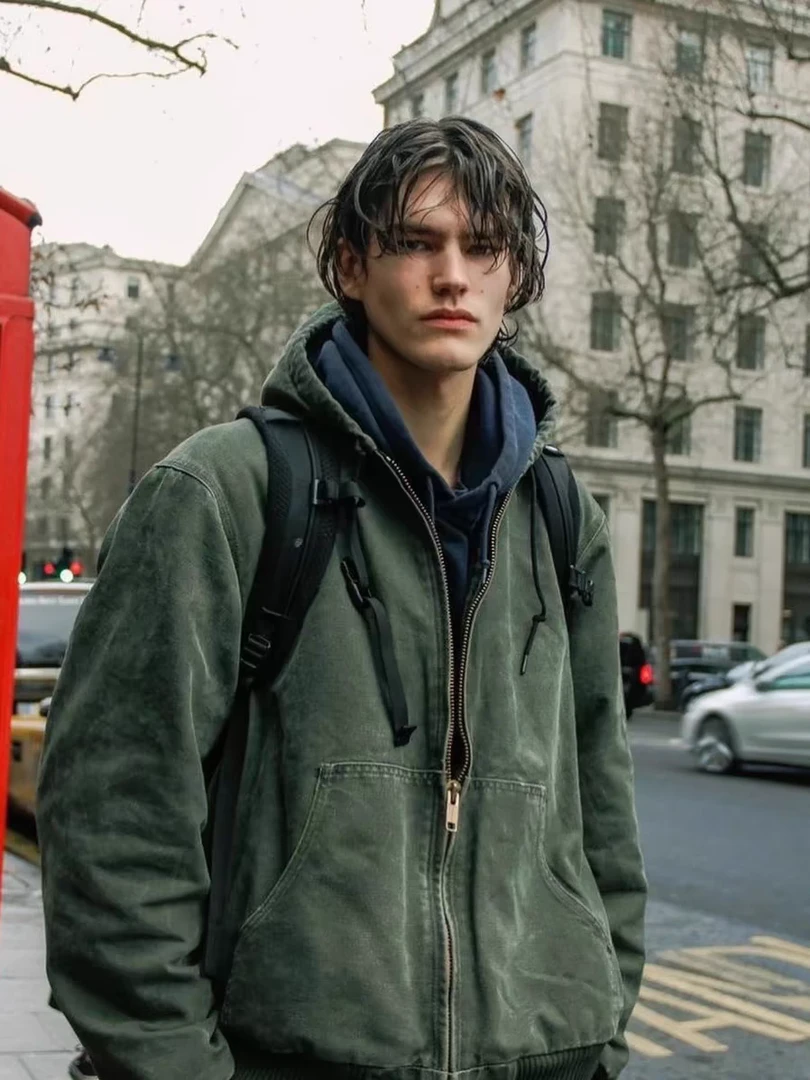 欧美复古夹克外套