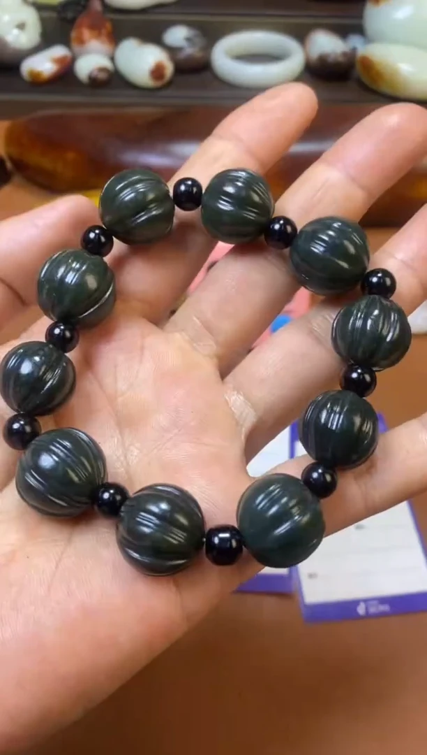 手串未镶嵌和田玉途****歌和田玉