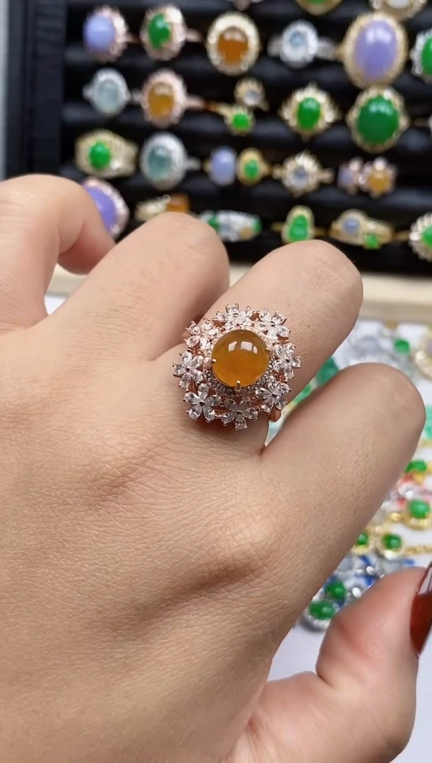 银S925镶嵌戒指翡翠A****a1711