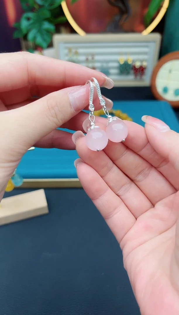 水晶耳饰未镶嵌21600000