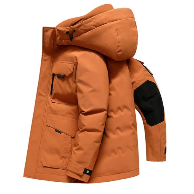 Louis Fordea/路易弗狄羽绒服男款冬季短款连帽保暖防风防寒外套