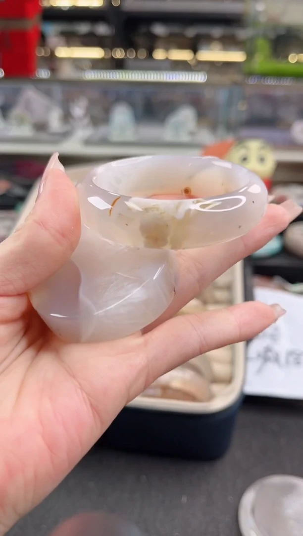 未镶嵌手镯石英质玉50圈口 （赠品镯心）16600015