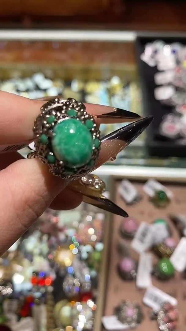 琉璃铜合金楚楚珠宝中古甄选不退换