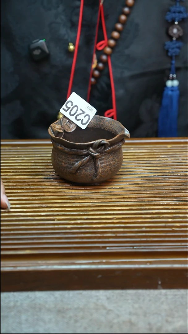 万古烧粗陶手工茶具