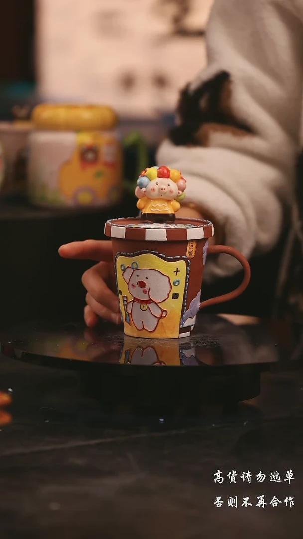 陶瓷景德镇可爱设计师款陶瓷