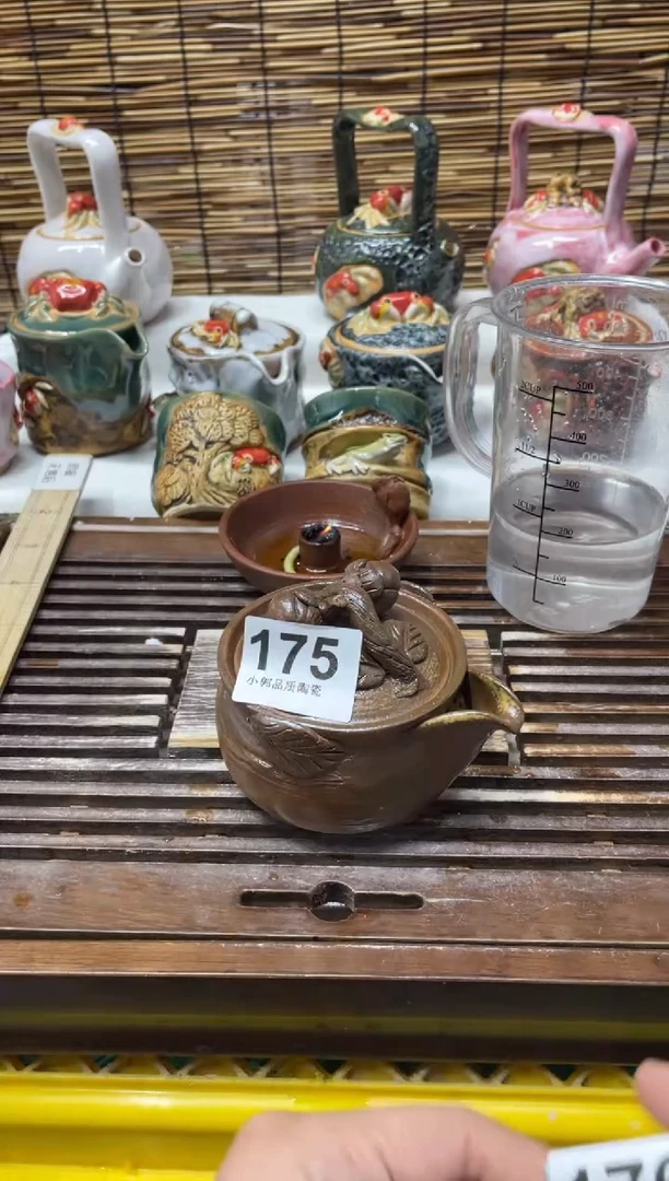 【闪购商品】杯175精美粗陶手工柴烧