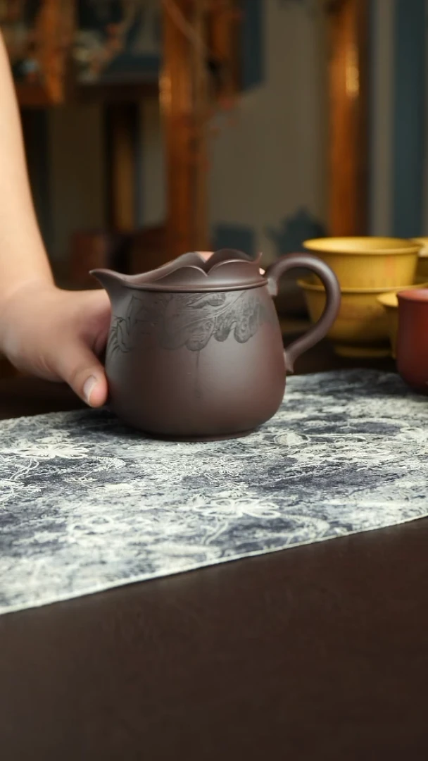 茶杯紫砂17号宜兴紫砂原矿作品