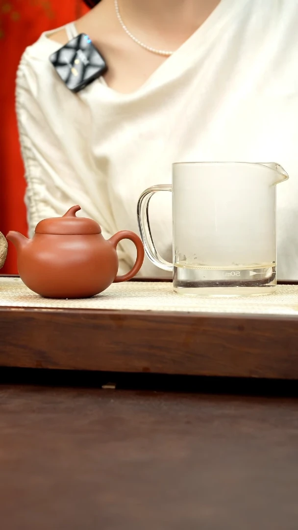茶壶紫砂赵庄朱泥茄瓜150cc左右