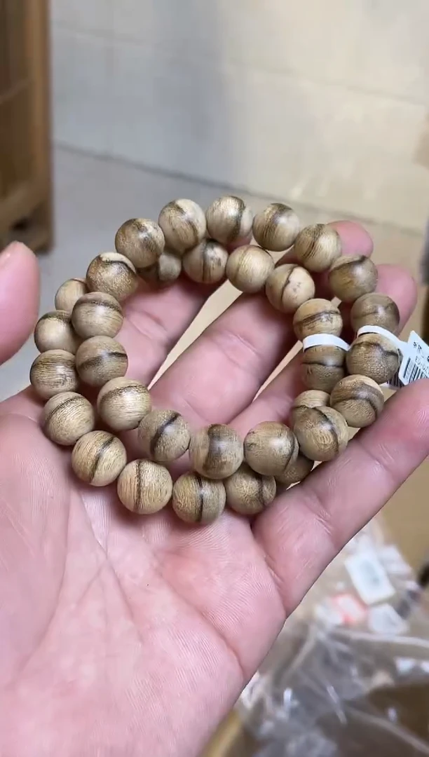 手串沉香达拉干圆珠单圈虎皮纹1.3多样性发其一