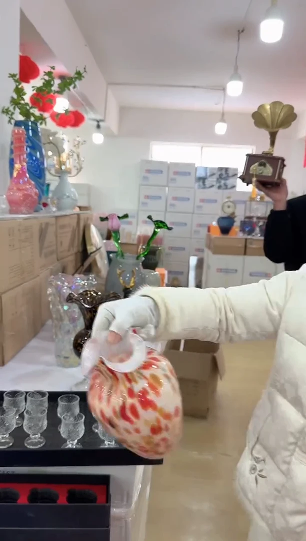 【闪购商品】琉璃迪喜花器-d-早28