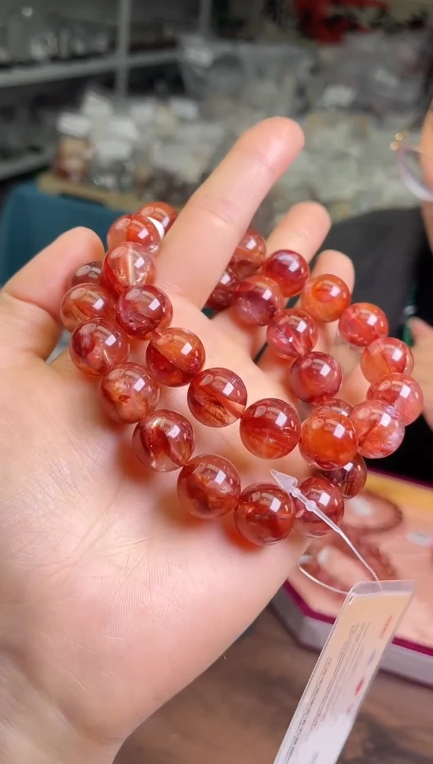 【闪购商品】水晶手链13-14/871未镶嵌红胶花多样性发一件