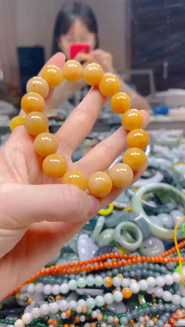 翡翠未镶嵌颈饰13MM/K/翡翠A货一图一物